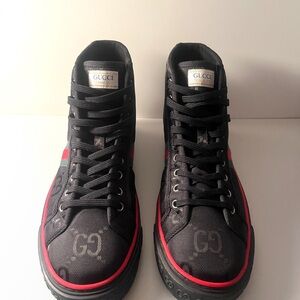 Men’s Gucci 1977 Black Off The Grid High Top Tennis Shoes Size 11 US men